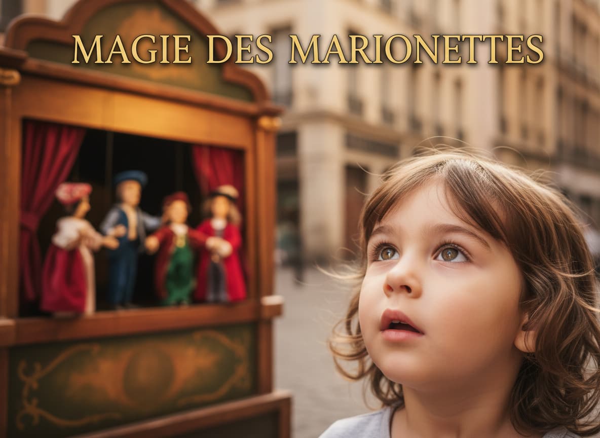 Parent et enfant devant la scène du théâtre antique de Fourvière