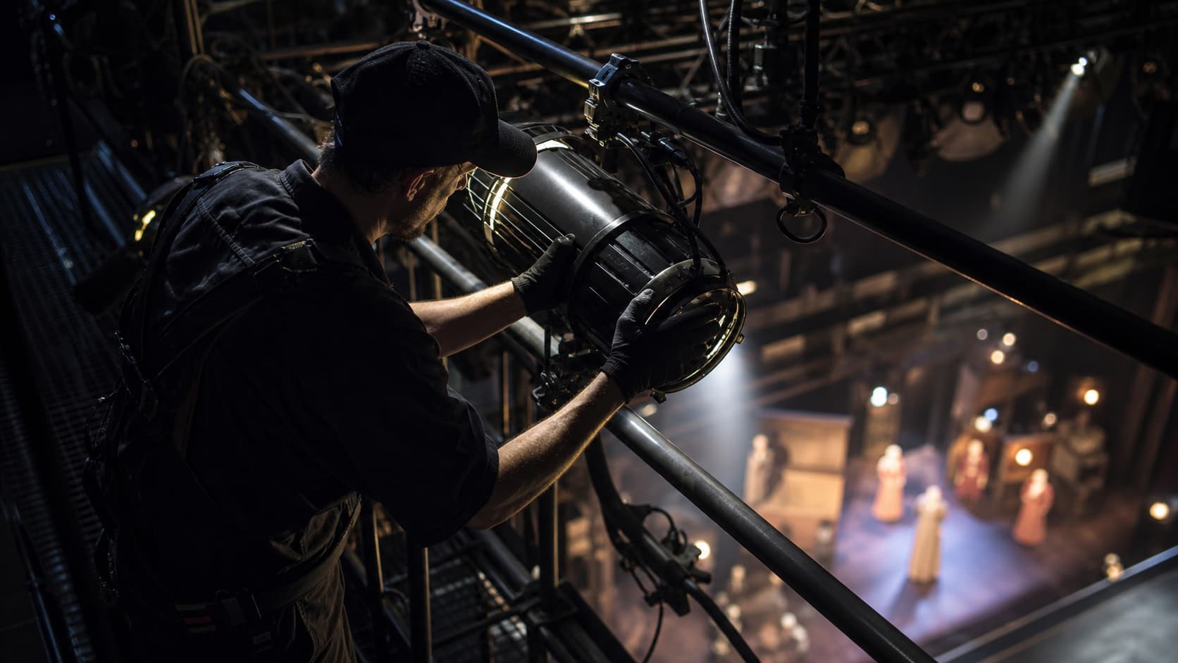 Un technicien d